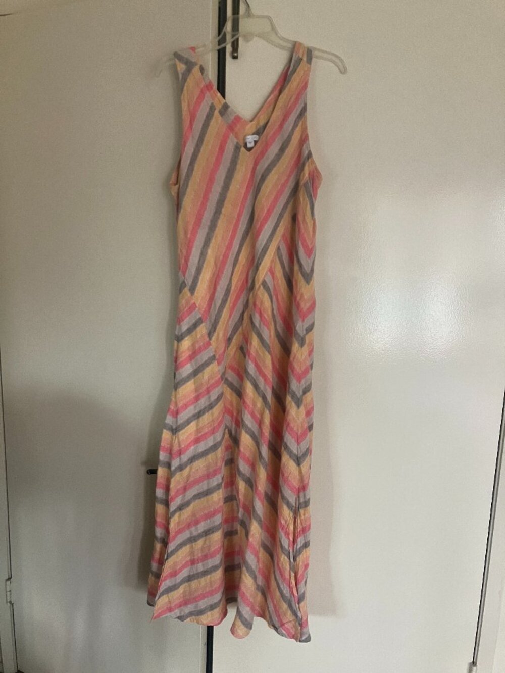 J Jill Linen Maxi Sundress Size Large